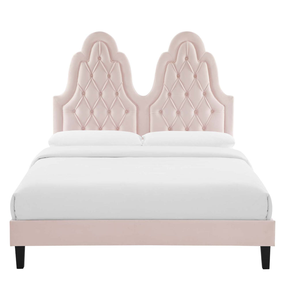 Modway Alexandria Tufted Performance Velvet Twin Platform Bed - MOD-6933 | Beds | Modishstore - 47