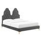 Modway Alexandria Tufted Performance Velvet Full Platform Bed - MOD-6934 | Beds | Modishstore - 2