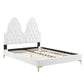 Modway Alexandria Tufted Performance Velvet Full Platform Bed | Beds | Modishstore-59