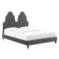 Modway Alexandria Tufted Performance Velvet Full Platform Bed - MOD-6935 | Beds | Modishstore - 2