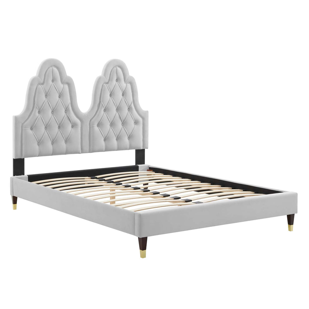 Modway Alexandria Tufted Performance Velvet Full Platform Bed - MOD-6935 | Beds | Modishstore - 19