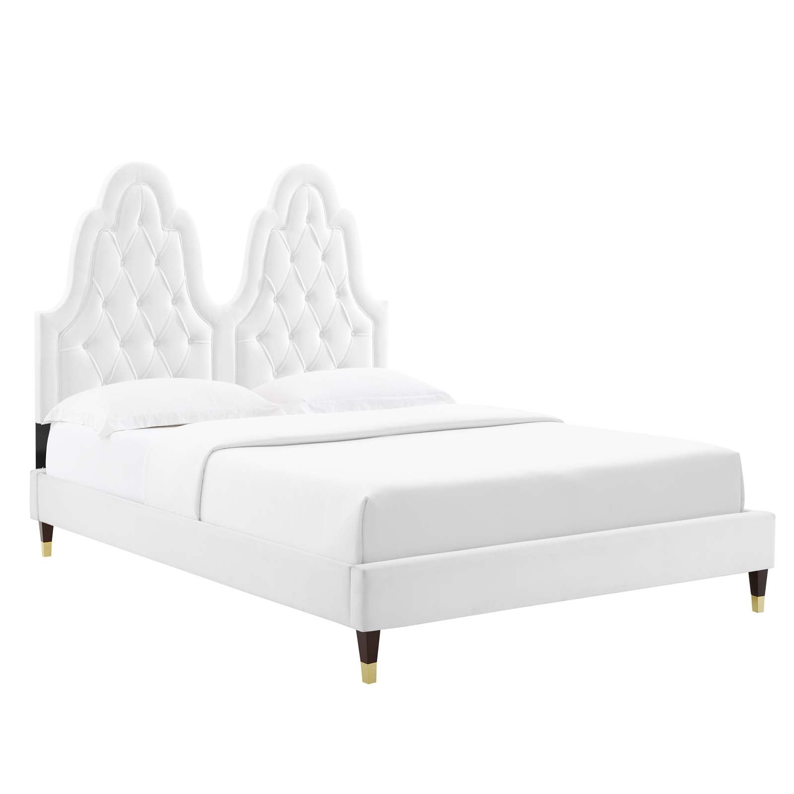 Modway Alexandria Tufted Performance Velvet Full Platform Bed - MOD-6935 | Beds | Modishstore - 58