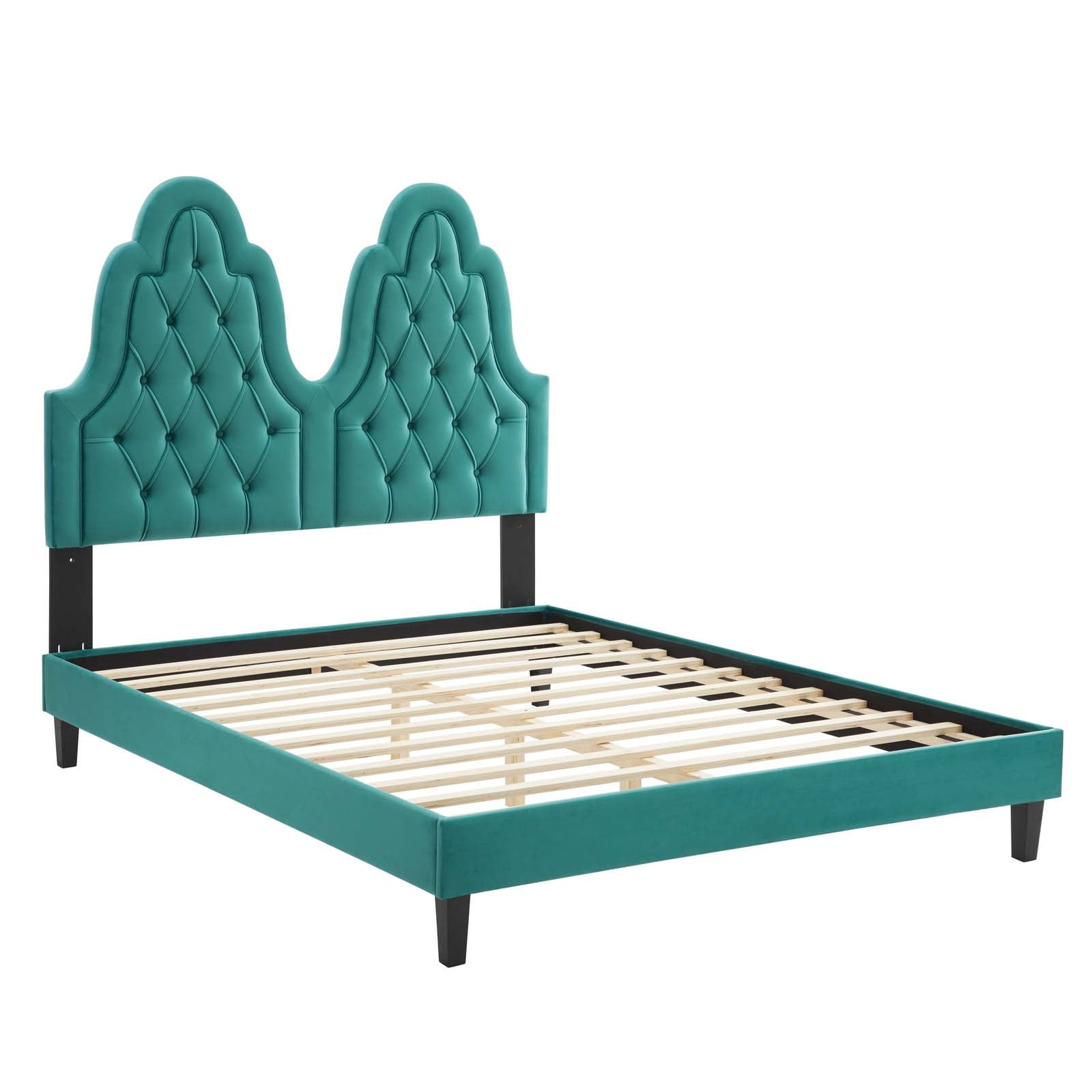 Modway Alexandria Tufted Performance Velvet Full Platform Bed - MOD-6936 | Beds | Modishstore - 52
