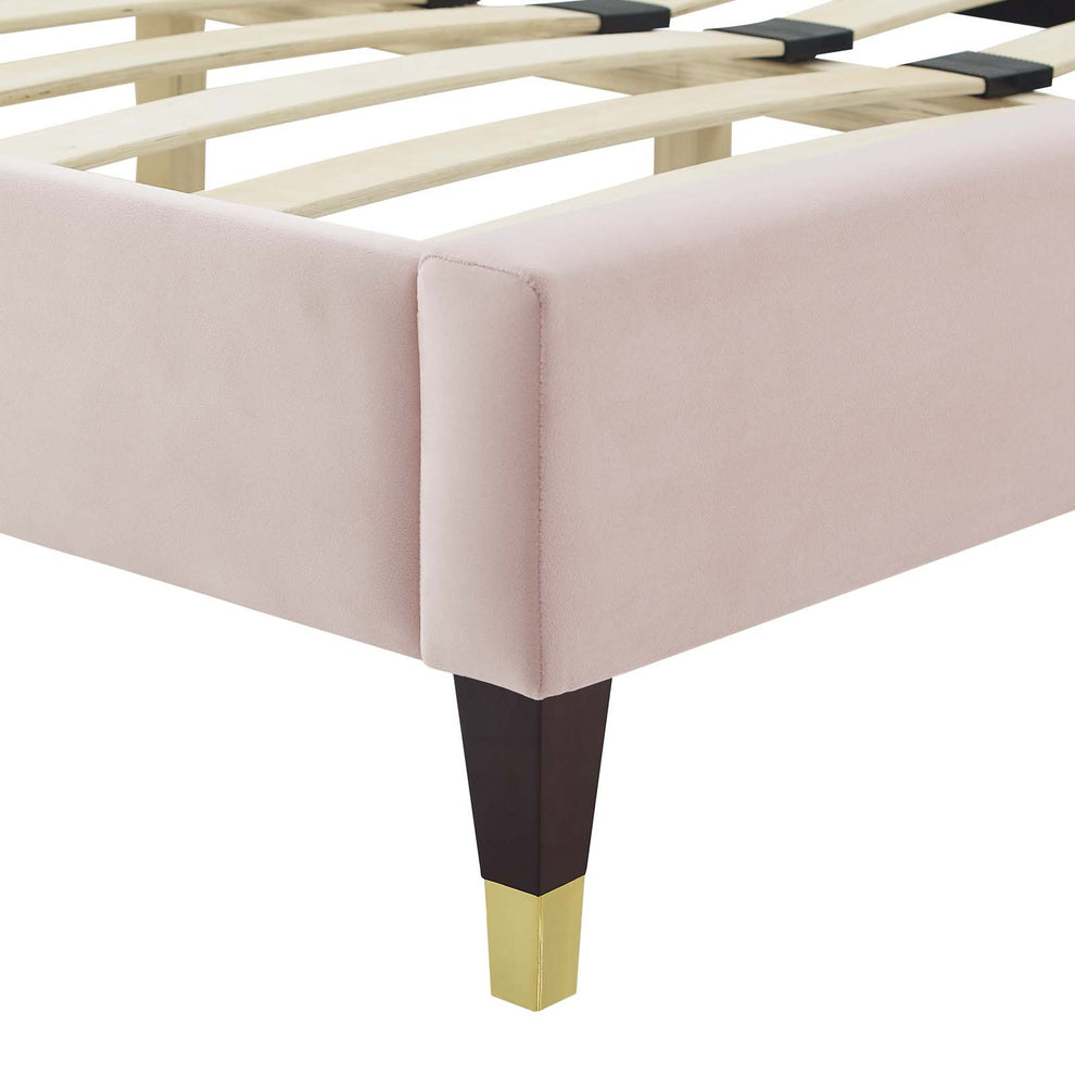 Modway Alexandria Tufted Performance Velvet King Platform Bed - MOD-6938 | Beds | Modishstore - 44
