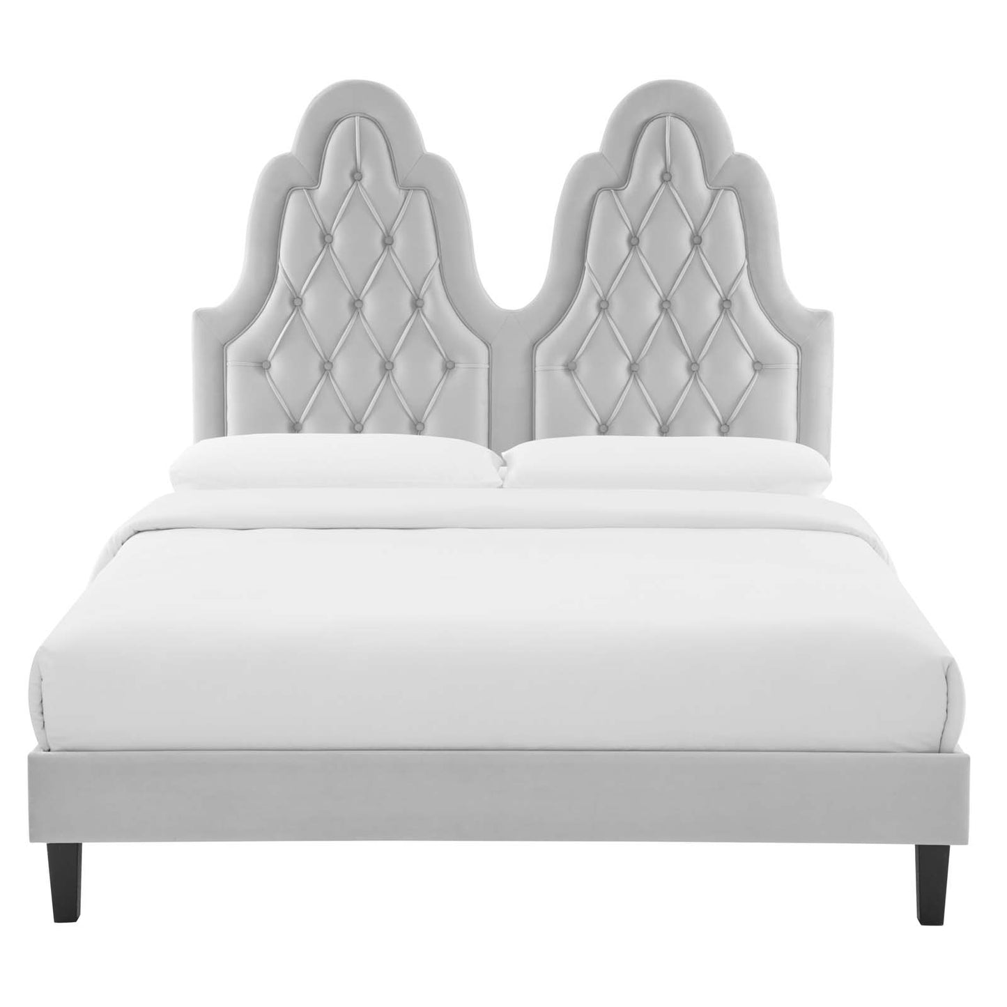 Modway Alexandria Tufted Performance Velvet King Platform Bed - MOD-6939 | Beds | Modishstore - 24