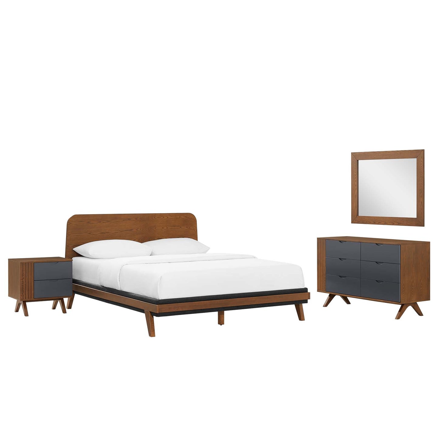 Dylan 4 Piece Bedroom Set By Modway | Bedroom Sets | Modishstore
