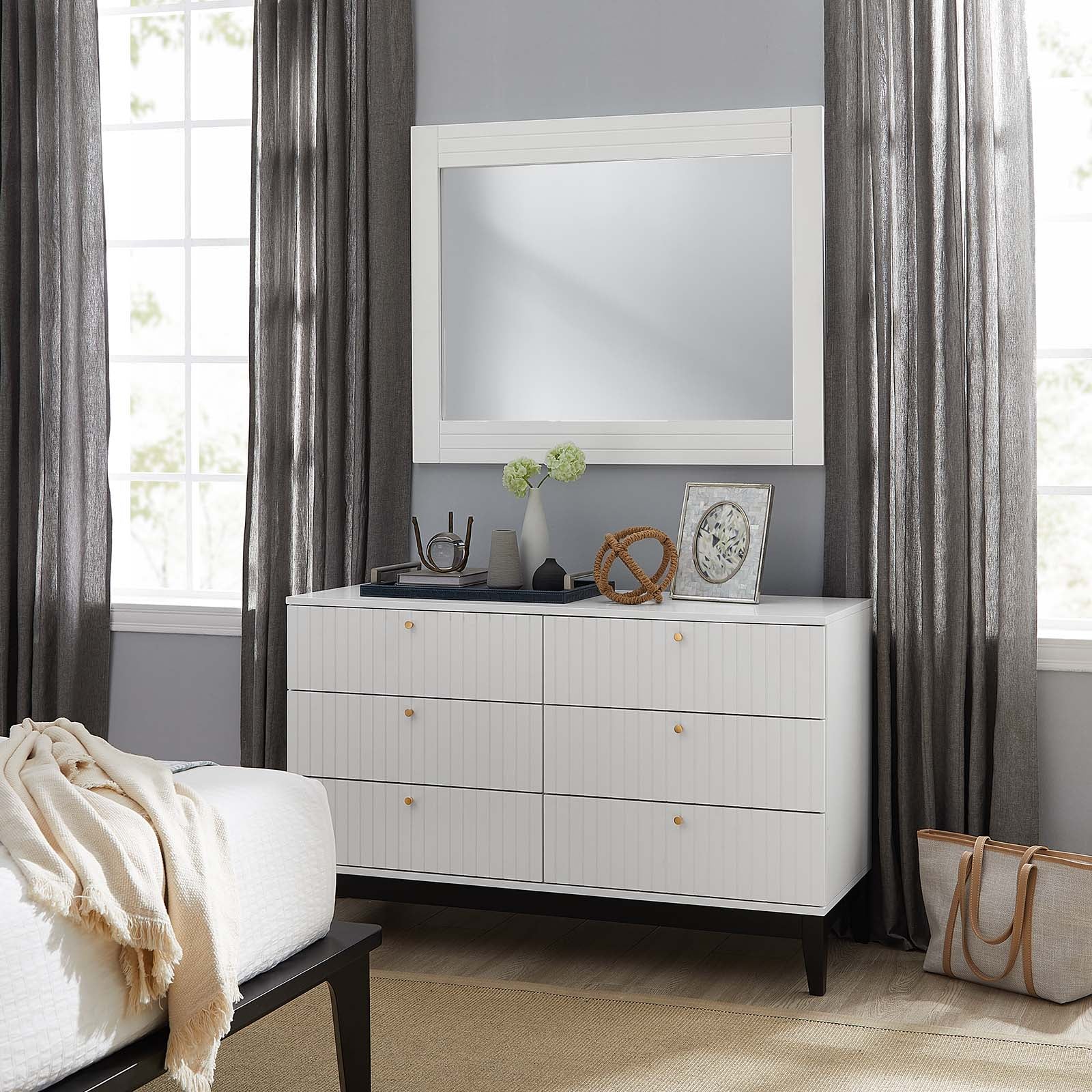 Dakota Dresser and Mirror By Modway - MOD-6960 | Dressers | Modishstore - 11