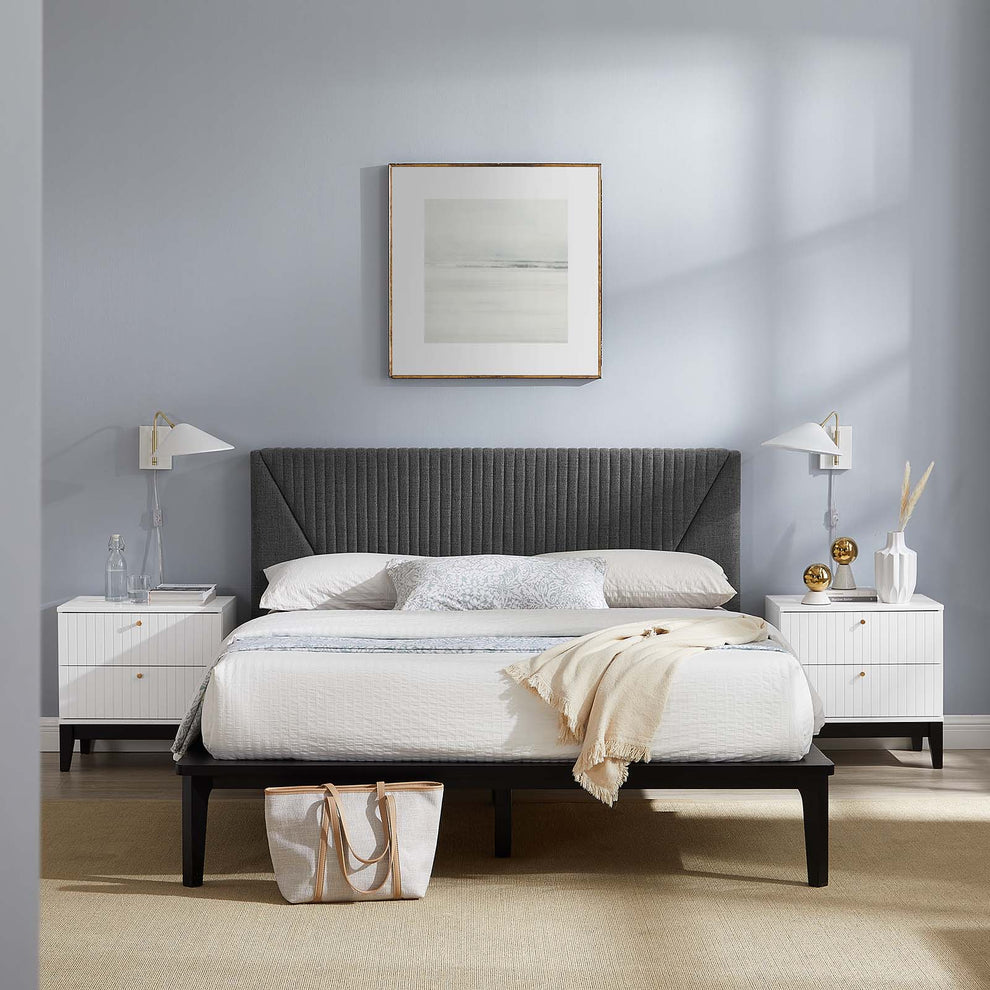 Dakota 3 Piece Upholstered Bedroom Set By Modway - MOD-6961 | Bedroom Sets | Modishstore - 19