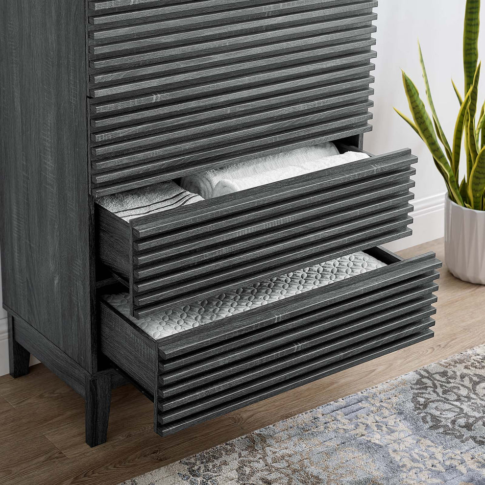 Render 5-Drawer Dresser Chest By Modway - MOD-6967 | Dressers | Modishstore - 6