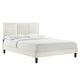 Sofia Channel Tufted Performance Velvet Queen Platform Bed By Modway - MOD-6975 | Beds | Modishstore - 24