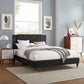 Zahra Channel Tufted Performance Velvet Twin Platform Bed By Modway - MOD-6982 | Beds | Modishstore - 1