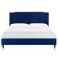 Zahra Channel Tufted Performance Velvet Twin Platform Bed By Modway - MOD-6982 | Beds | Modishstore - 19