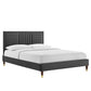 Sofia Channel Tufted Performance Velvet Twin Platform Bed By Modway - MOD-6983 | Beds | Modishstore - 2