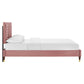 Sofia Channel Tufted Performance Velvet Twin Platform Bed By Modway - MOD-6983 | Beds | Modishstore - 10
