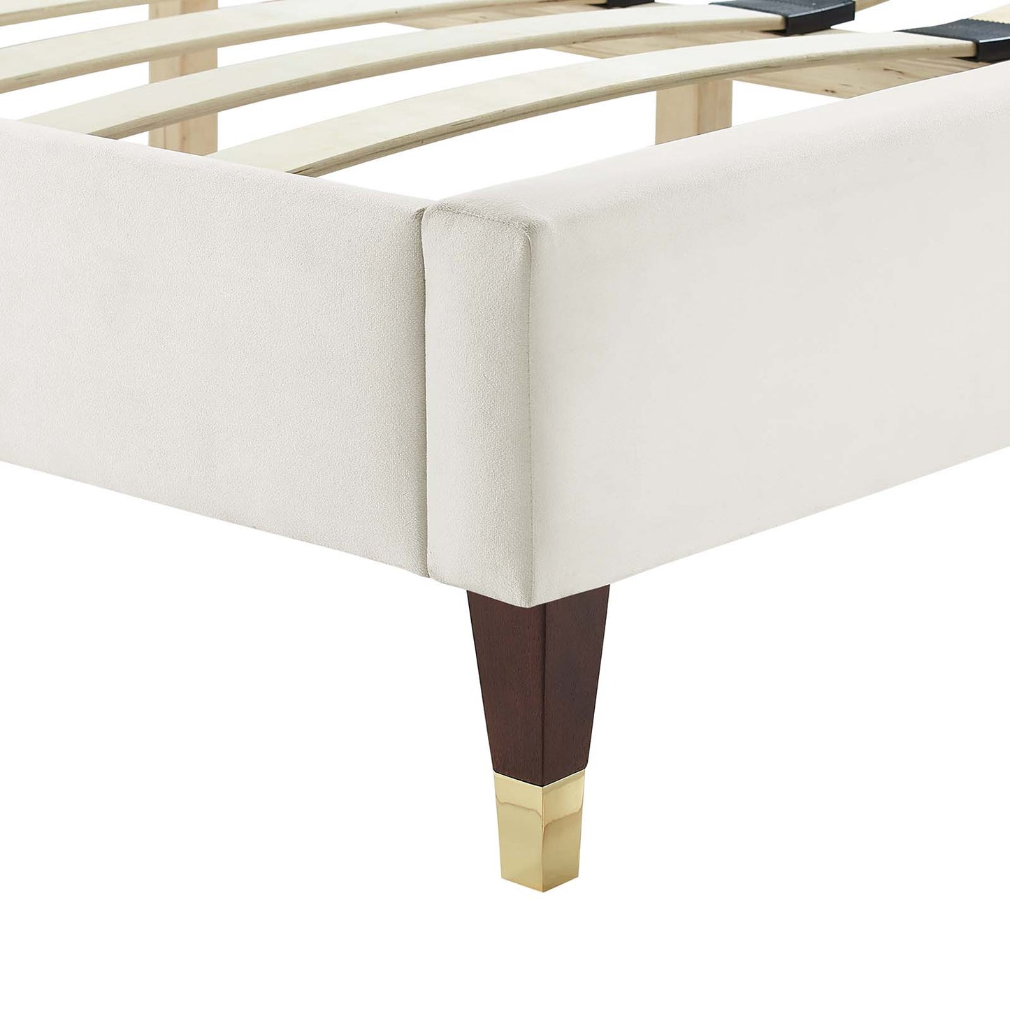 Sofia Channel Tufted Performance Velvet Twin Platform Bed By Modway - MOD-6983 | Beds | Modishstore - 29