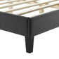 Leah Chevron Tufted Performance Velvet Twin Platform Bed By Modway - MOD-6985 | Beds | Modishstore - 6