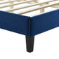Leah Chevron Tufted Performance Velvet Twin Platform Bed By Modway - MOD-6985 | Beds | Modishstore - 21