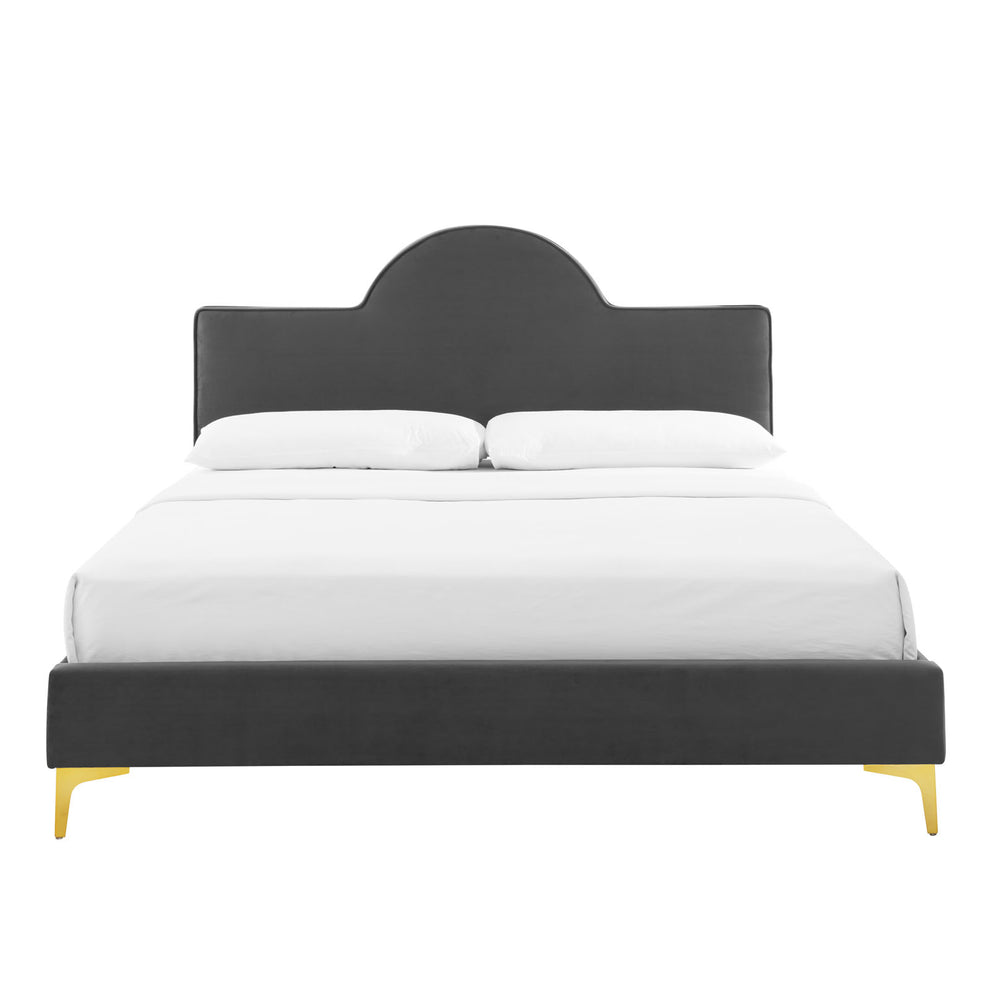 Sunny Performance Velvet Twin Bed By Modway - MOD-7027 | Beds | Modishstore - 5