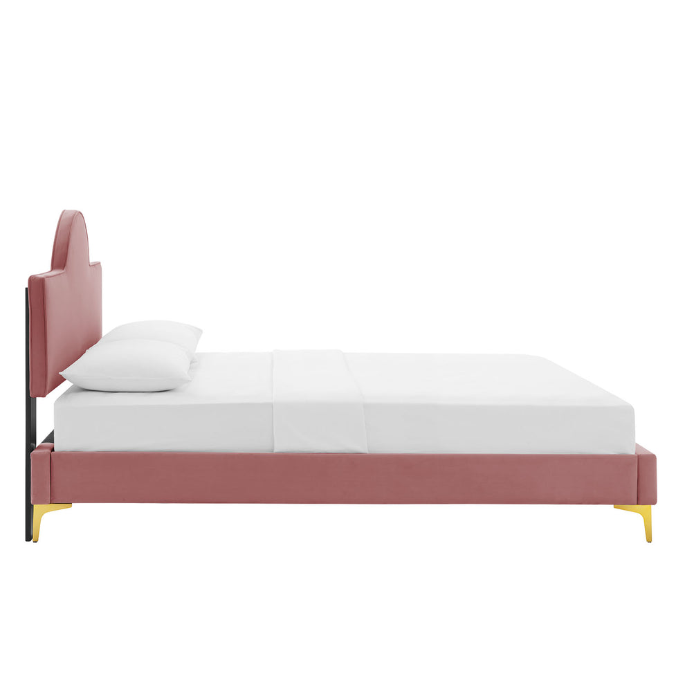 Sunny Performance Velvet Twin Bed By Modway - MOD-7027 | Beds | Modishstore - 13