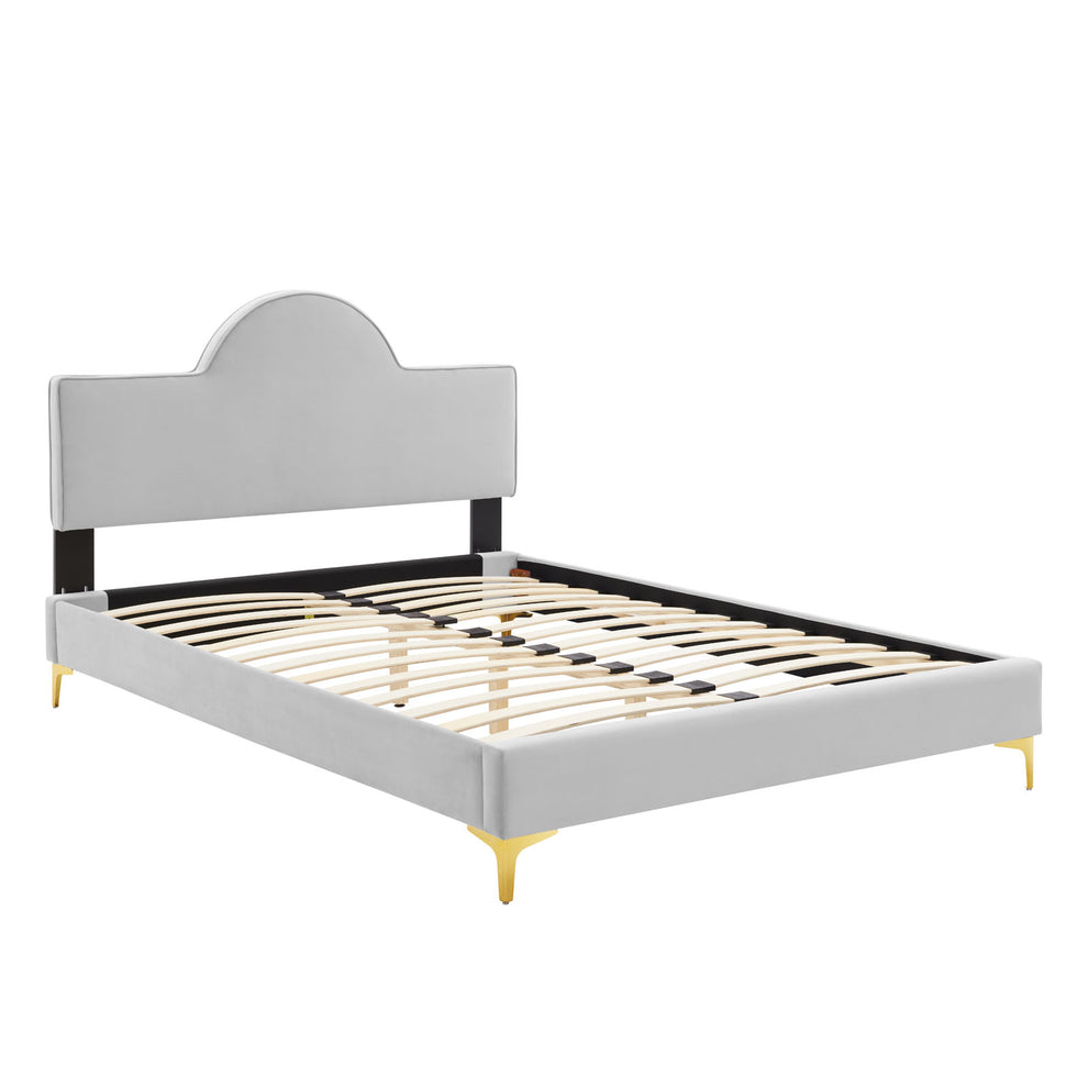 Sunny Performance Velvet Twin Bed By Modway - MOD-7027 | Beds | Modishstore - 21
