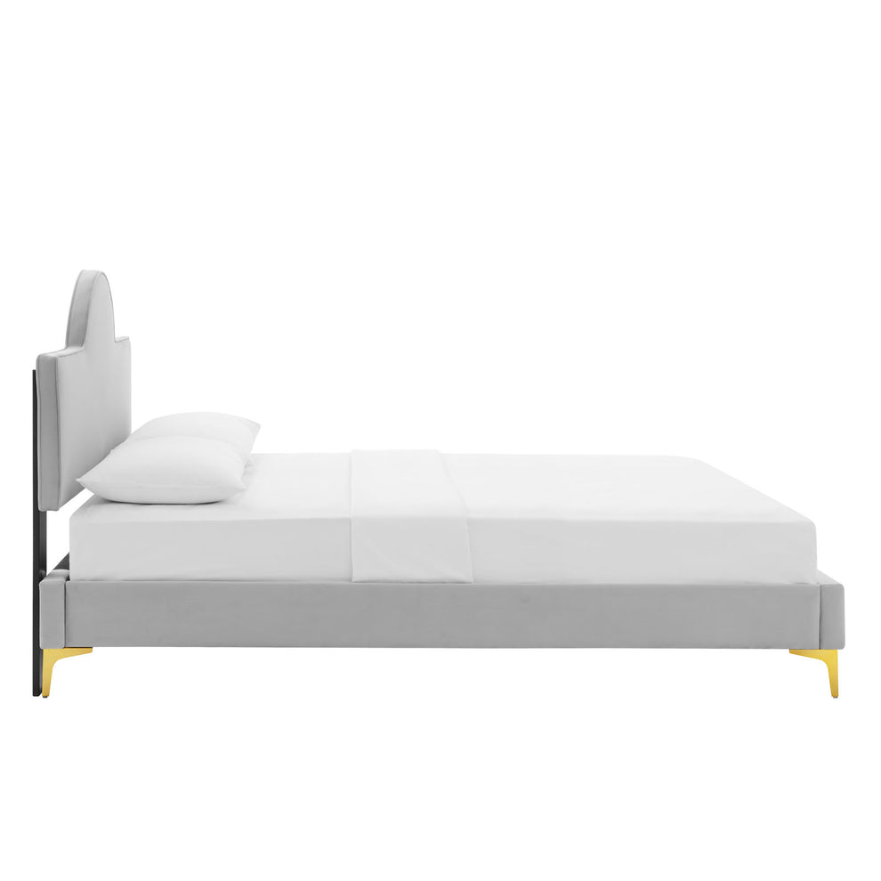 Sunny Performance Velvet Twin Bed By Modway - MOD-7027 | Beds | Modishstore - 22