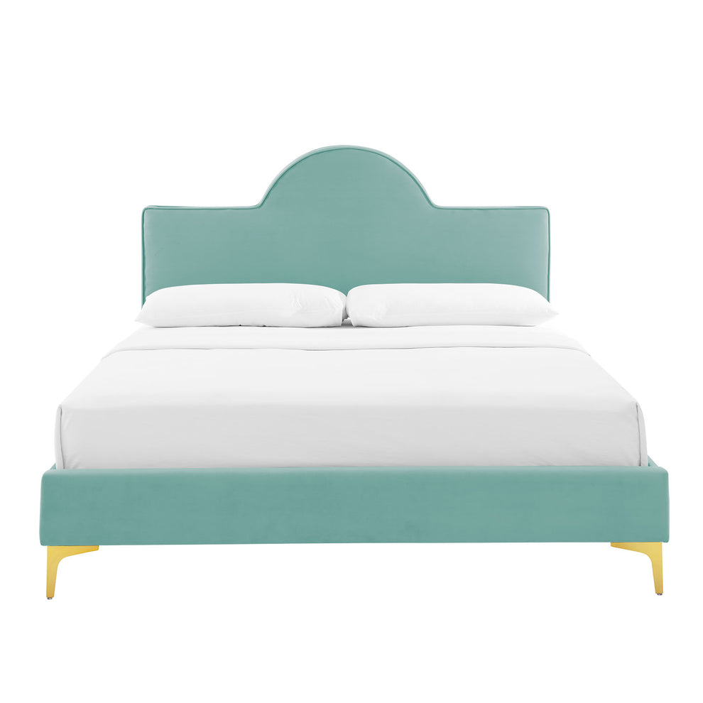 Sunny Performance Velvet Twin Bed By Modway - MOD-7027 | Beds | Modishstore - 32