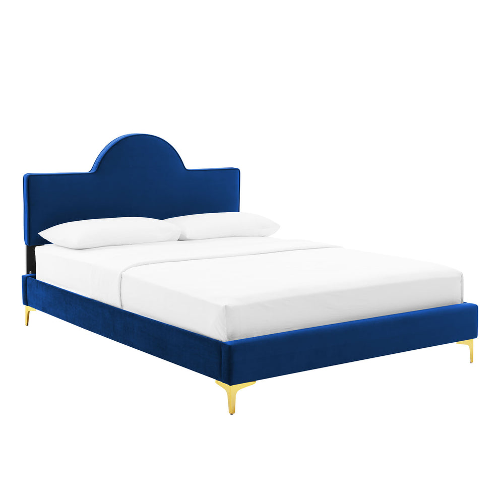 Sunny Performance Velvet Twin Bed By Modway - MOD-7027 | Beds | Modishstore - 37