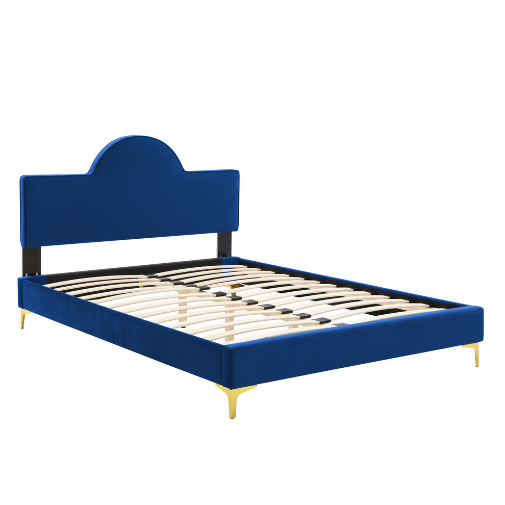 Sunny Performance Velvet Twin Bed By Modway - MOD-7027 | Beds | Modishstore - 39