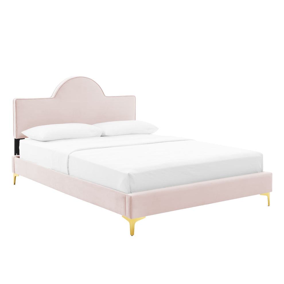 Sunny Performance Velvet Twin Bed By Modway - MOD-7027 | Beds | Modishstore - 46