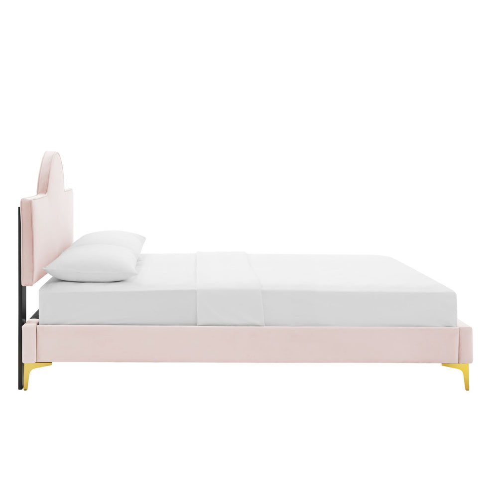 Sunny Performance Velvet Twin Bed By Modway - MOD-7027 | Beds | Modishstore - 49