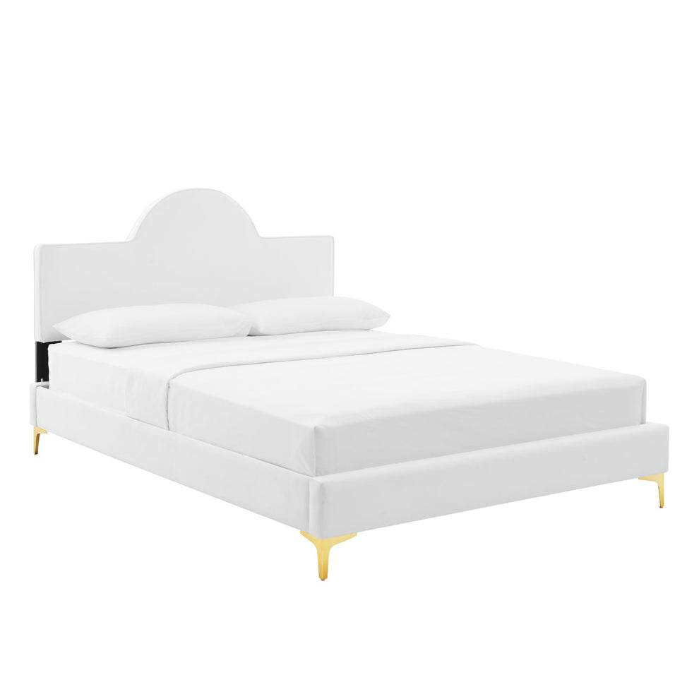 Sunny Performance Velvet Twin Bed By Modway - MOD-7027 | Beds | Modishstore - 64