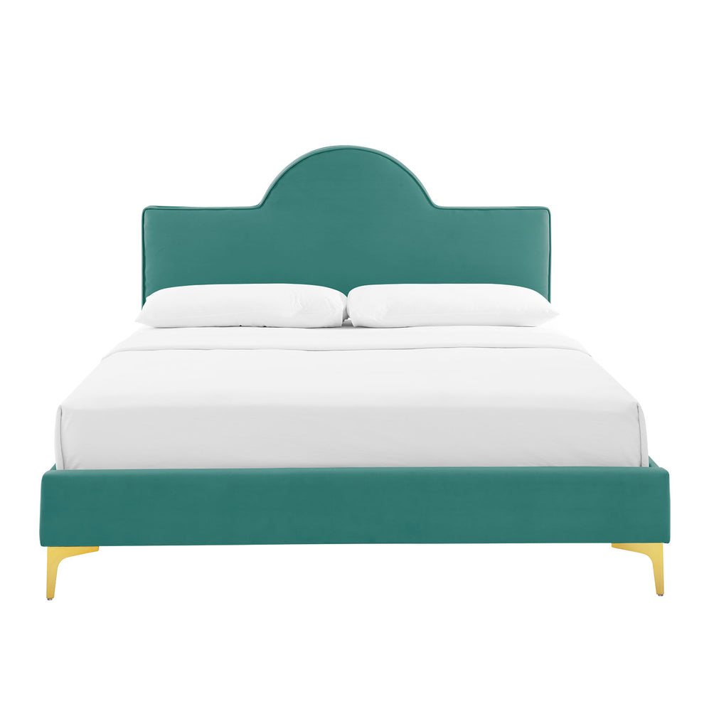 Sunny Performance Velvet King Bed By Modway - MOD-7029 | Beds | Modishstore - 59