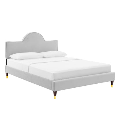Aurora Performance Velvet Twin Bed By Modway - MOD-7030 | Beds | Modishstore - 19