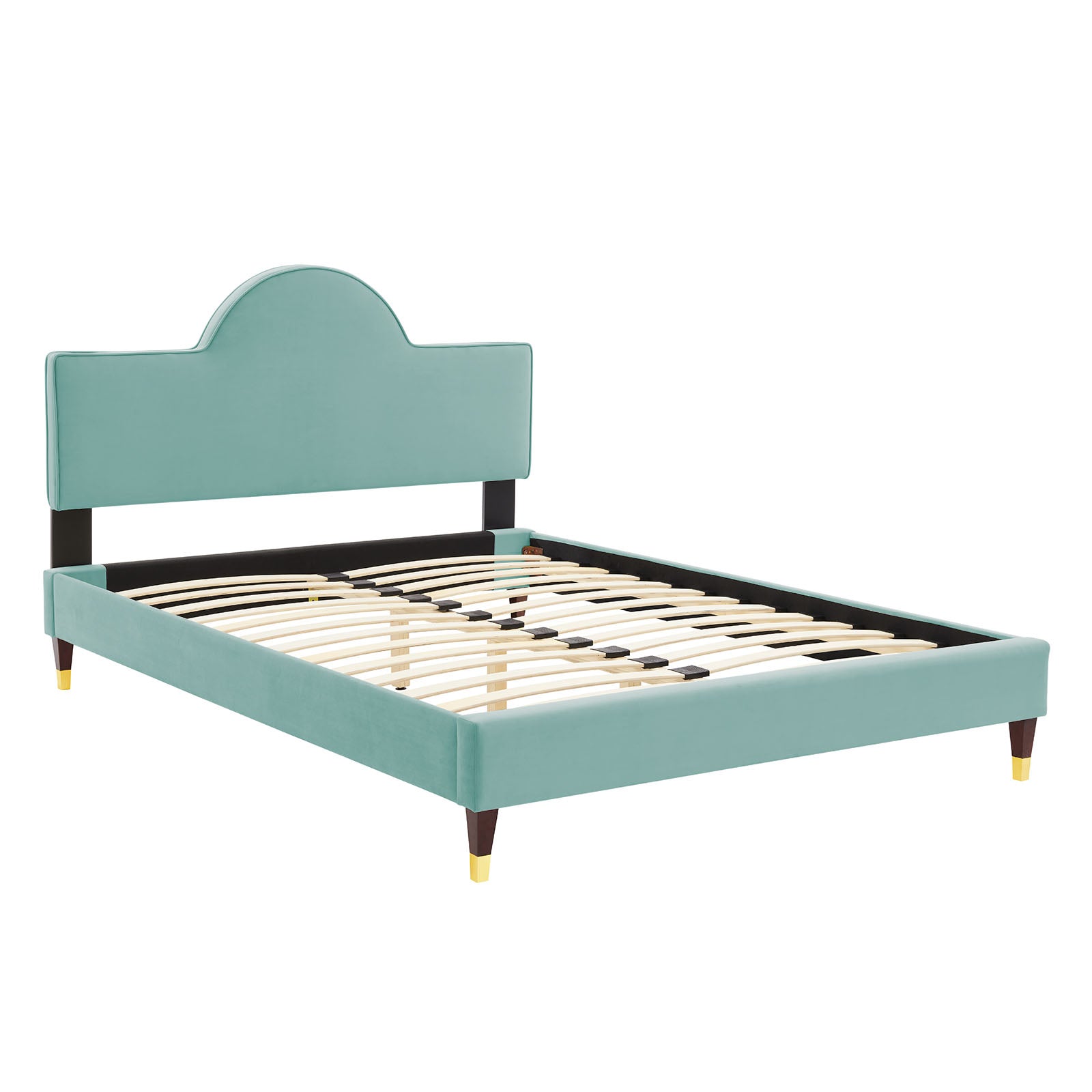 Aurora Performance Velvet Twin Bed By Modway | Beds | Modishstore-30