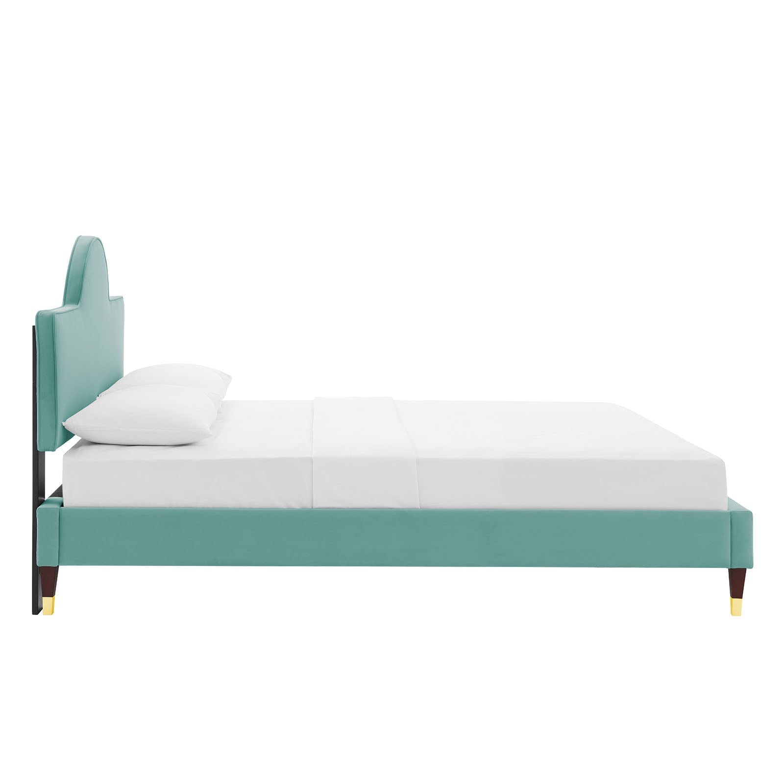 Aurora Performance Velvet Twin Bed By Modway | Beds | Modishstore-31