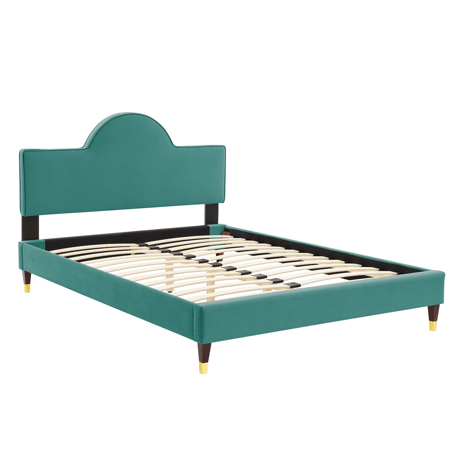 Aurora Performance Velvet Twin Bed By Modway | Beds | Modishstore-57