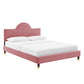 Aurora Performance Velvet King Bed By Modway - MOD-7032 | Beds | Modishstore - 10