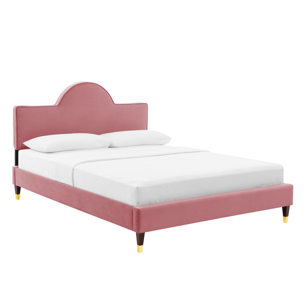 Aurora Performance Velvet King Bed By Modway - MOD-7032 | Beds | Modishstore - 10
