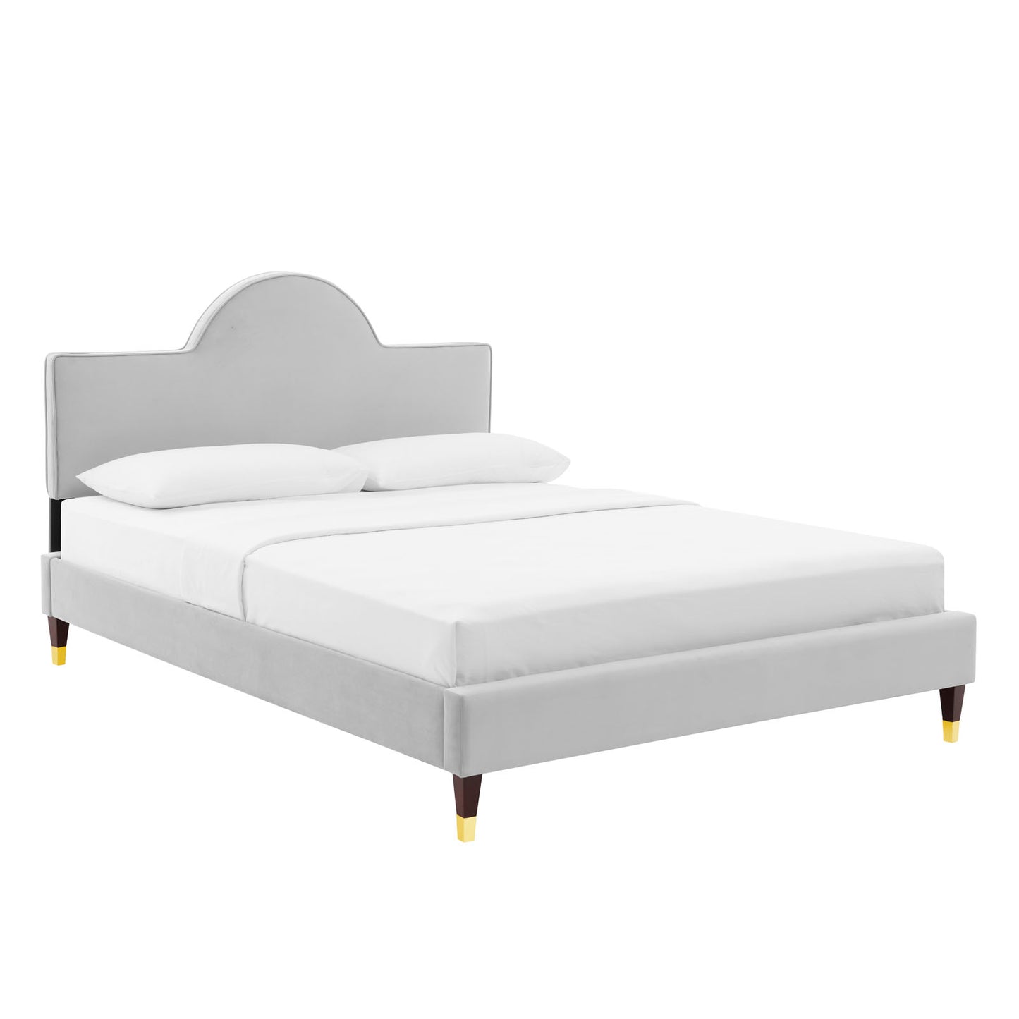 Aurora Performance Velvet King Bed By Modway - MOD-7032 | Beds | Modishstore - 19