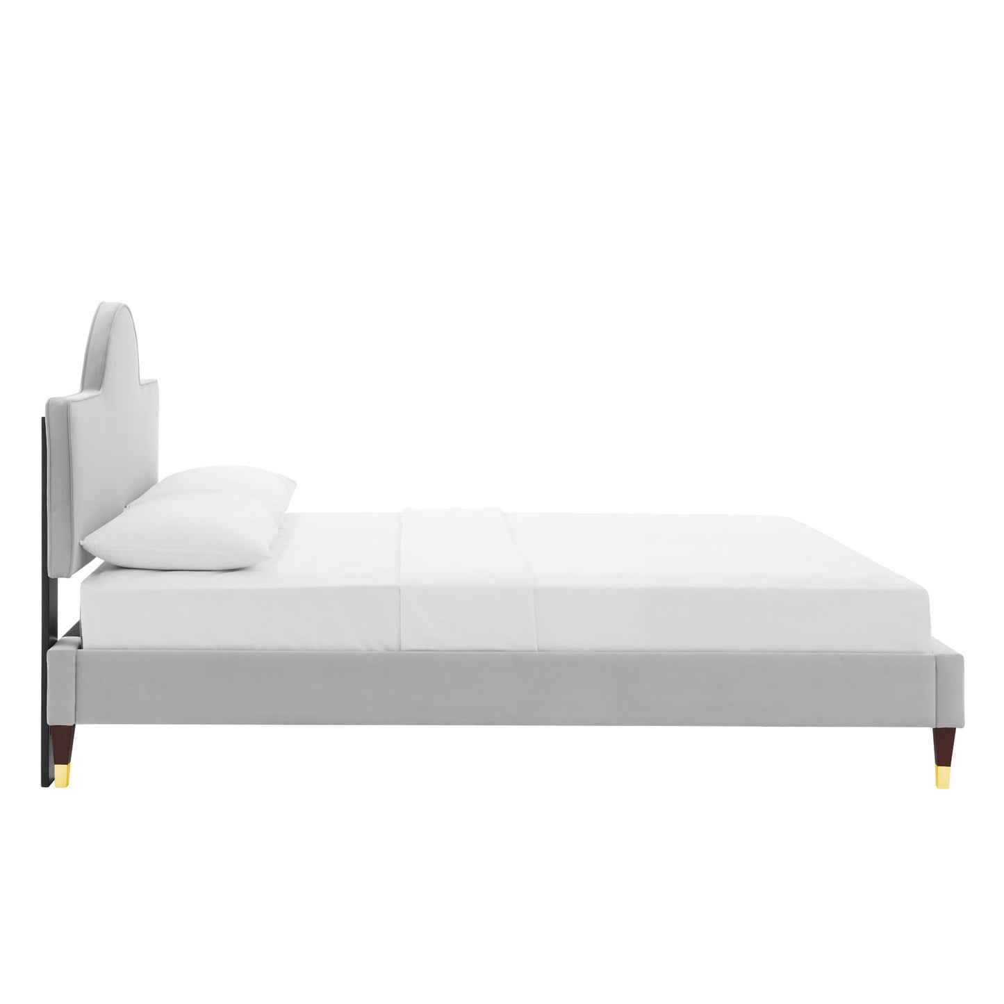 Aurora Performance Velvet King Bed By Modway - MOD-7032 | Beds | Modishstore - 22
