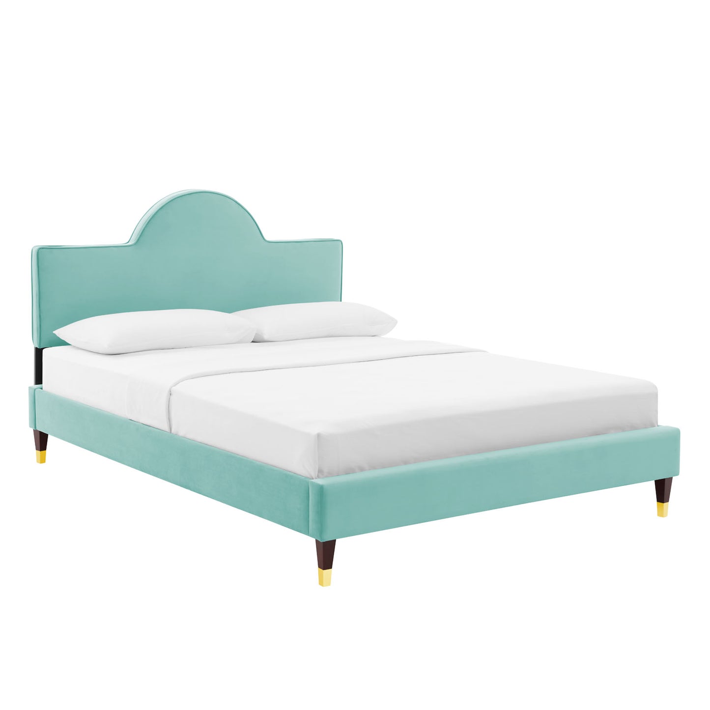 Aurora Performance Velvet King Bed By Modway - MOD-7032 | Beds | Modishstore - 28