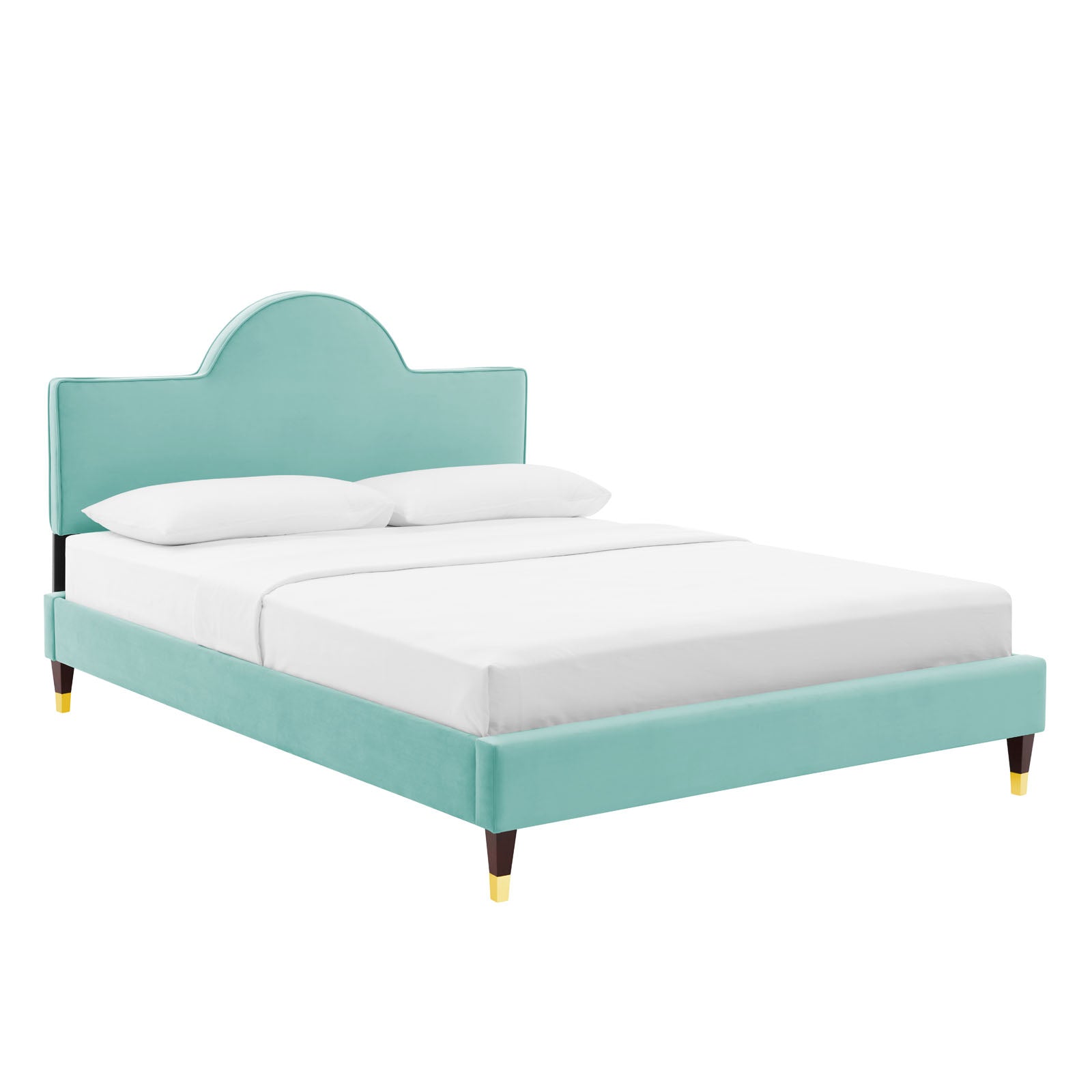 Aurora Performance Velvet King Bed By Modway - MOD-7032 | Beds | Modishstore - 28