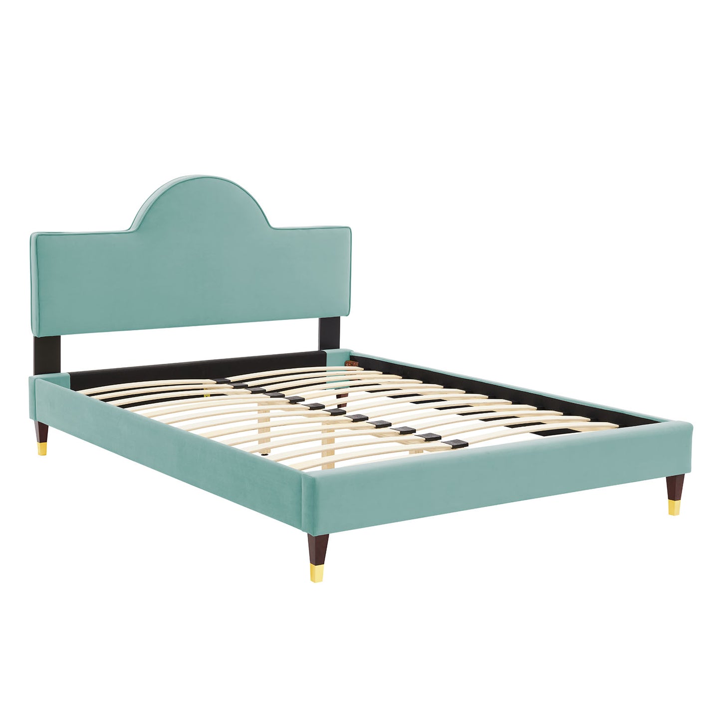 Aurora Performance Velvet King Bed By Modway - MOD-7032 | Beds | Modishstore - 30