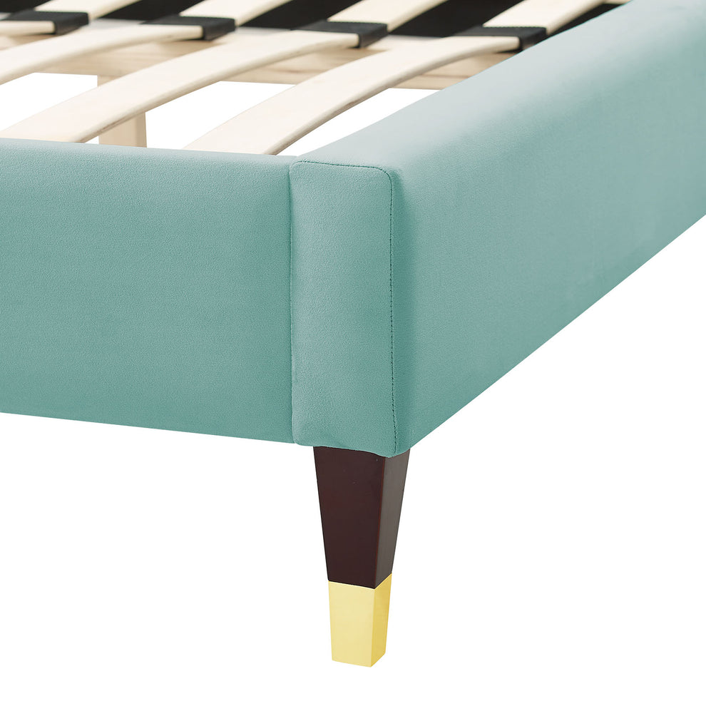 Aurora Performance Velvet King Bed By Modway - MOD-7032 | Beds | Modishstore - 33