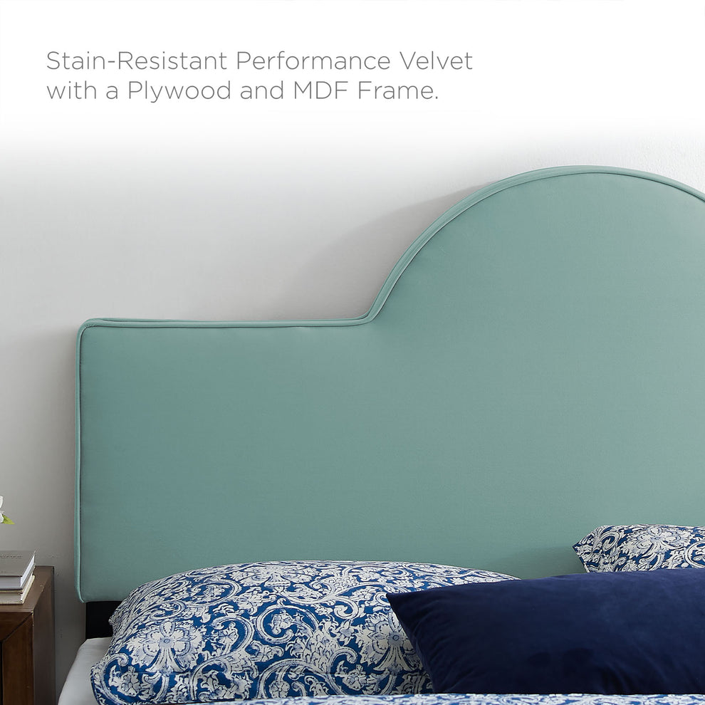 Aurora Performance Velvet King Bed By Modway - MOD-7032 | Beds | Modishstore - 35