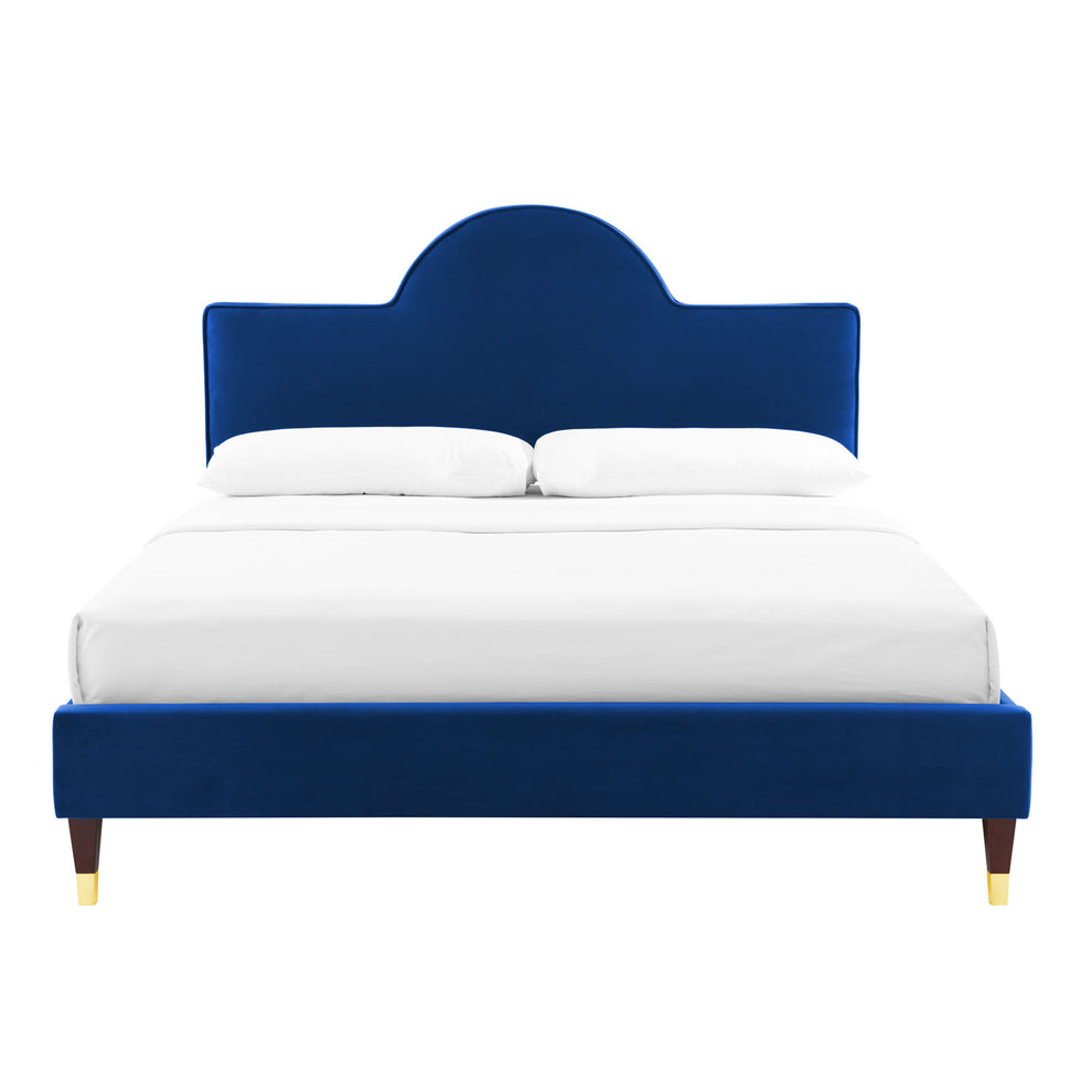 Aurora Performance Velvet King Bed By Modway - MOD-7032 | Beds | Modishstore - 41
