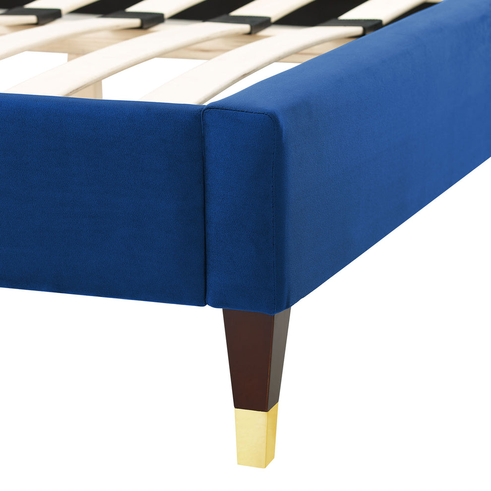 Aurora Performance Velvet King Bed By Modway - MOD-7032 | Beds | Modishstore - 42