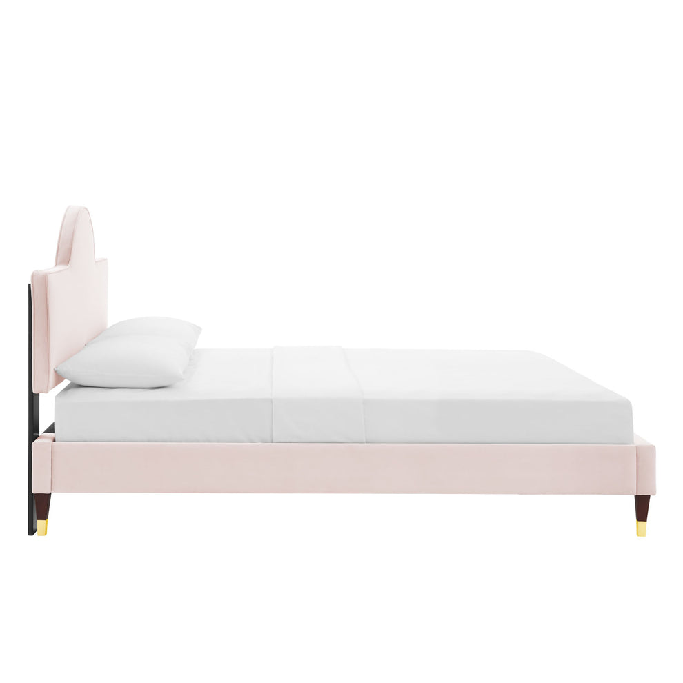 Aurora Performance Velvet King Bed By Modway - MOD-7032 | Beds | Modishstore - 49