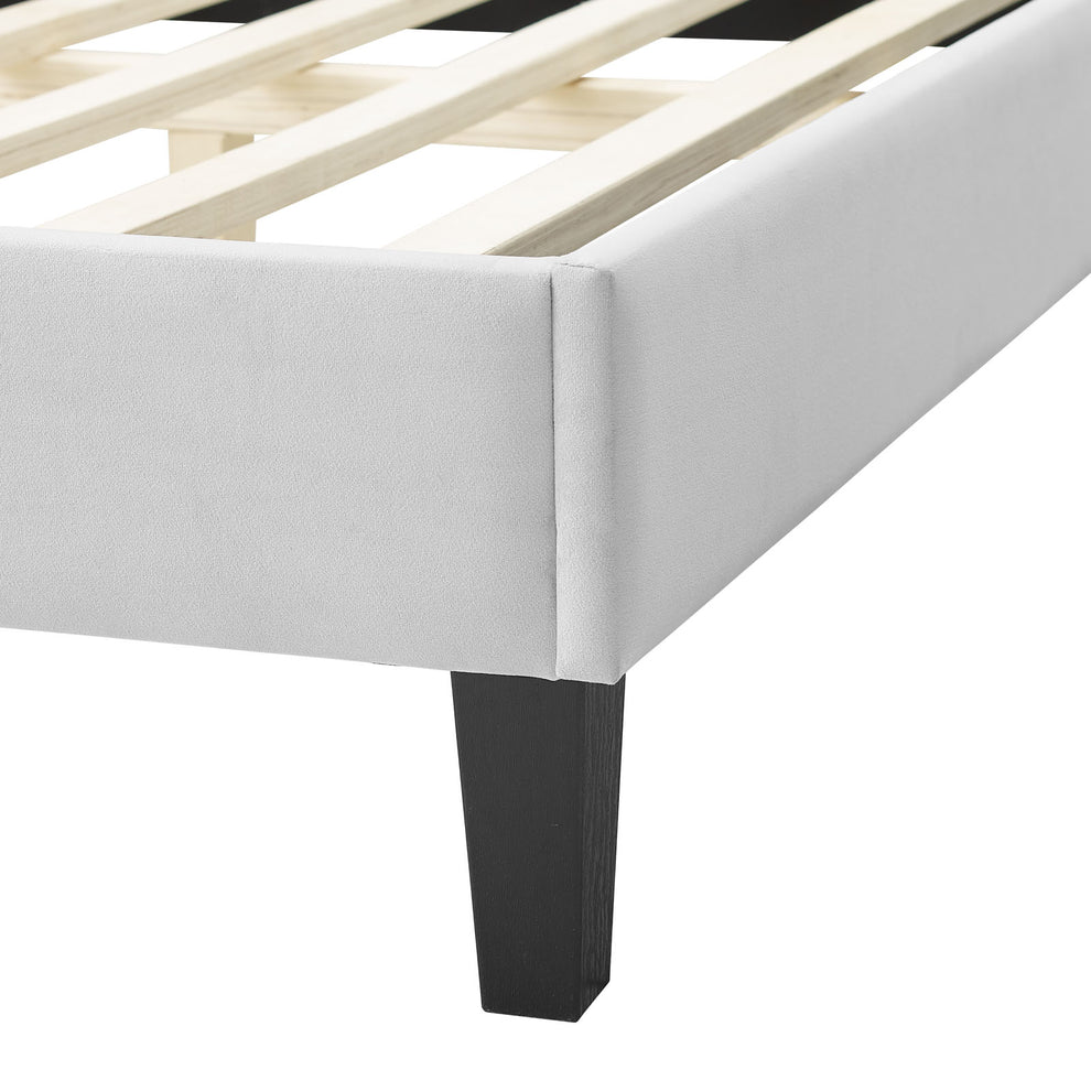 Soleil Performance Velvet Twin Bed By Modway - MOD-7033 | Beds | Modishstore - 24