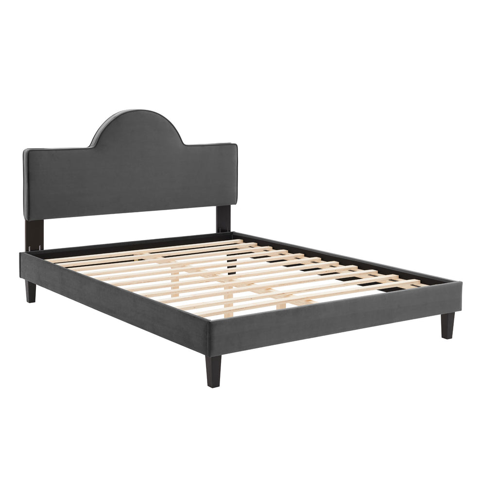 Soleil Performance Velvet King Bed By Modway - MOD-7035 | Beds | Modishstore - 3